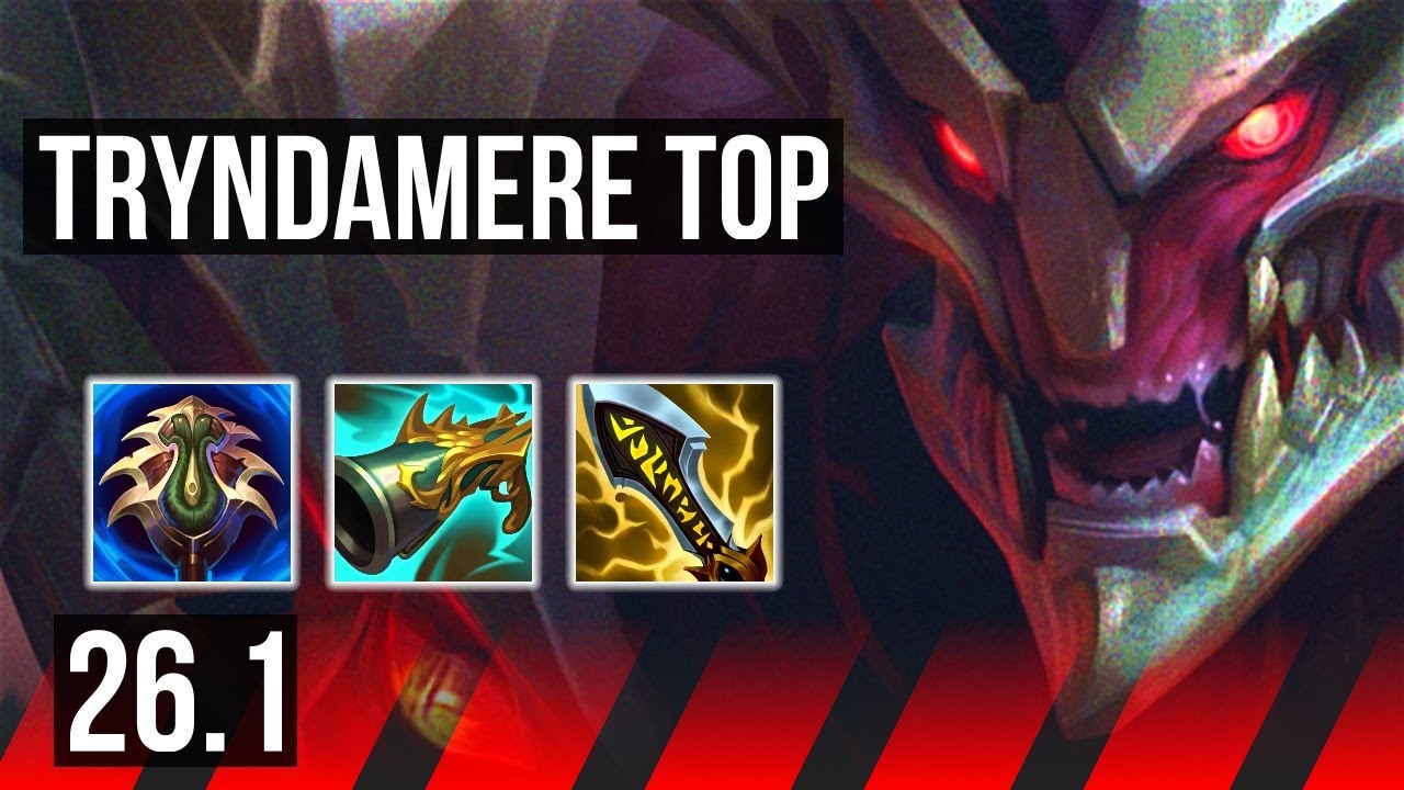 TRYNDAMERE vs DARIUS (TOP) | NA Grandmaster | 26.1