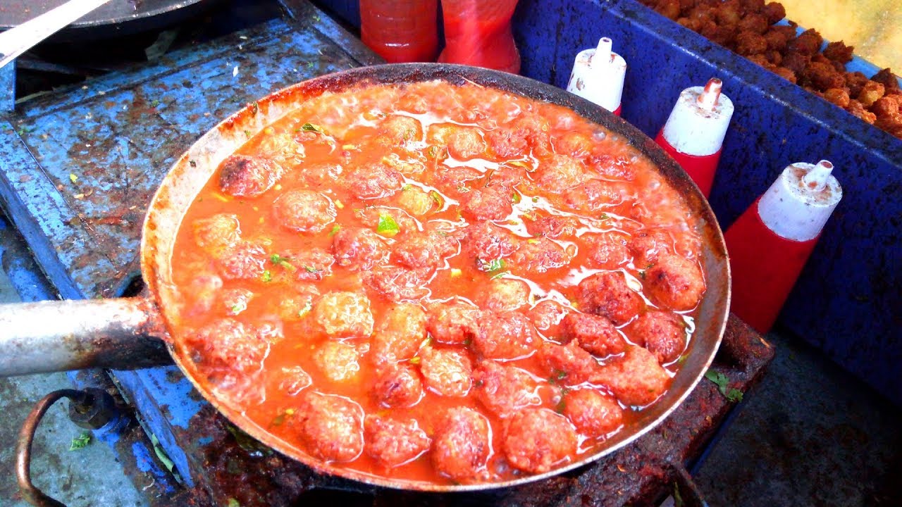 Veg Manchurian @ Rs.20 | Tasty | Delicious | Near More Super Market | Madhura Nagar | Hyderabad | Street Food Zone