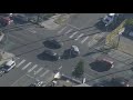 Police chase suspect gets in two wrecks, evades LAPD before being taken into custody