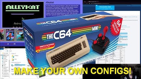 Old: How to make Custom Configuration Files with Keyboard Mapping on TheC64Mini and The C64Maxi