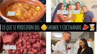 LO QUE SE PERDIERON DEL👶🏻 BABY SHOWER DE MI HIJA Y LO QUE COCINE