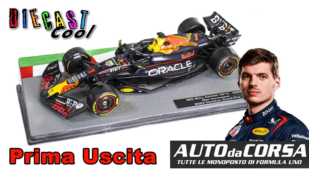 Auto da Corsa Prima Uscita Red Bull di Max Verstappen