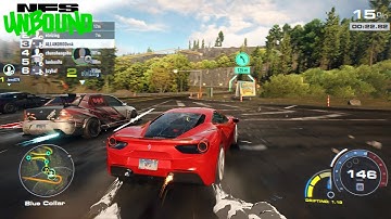 Ferrari 488 GTB is Fast and Fun-To-Drive In NFS Unbound Online S class