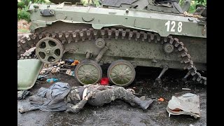Момент уничтожения спрятавшихся в украинских селах русских военнослужащих и техники