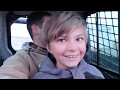 Farm Kid Learns How To Drive Skid Steer