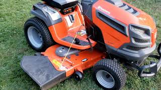 Husqvarna TS 354XD Garden Tractor Full Review with Mods/Upgrades and Adjustments.