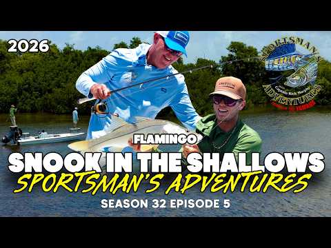 SUPER Shallow Water SNOOK Fishing in Everglades National Park