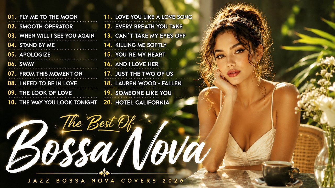 Bossa Nova Jazz PLaylist 2026 🎉 Best Smooth Bossa Nova Covers of ...
