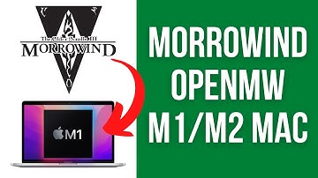 Morrowind is native ARM on Mac! OpenMW Apple Silicon M1/M2 macOS tutorial