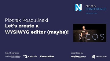 Neos Con 2019 | Piotrek Koszulinski: Let