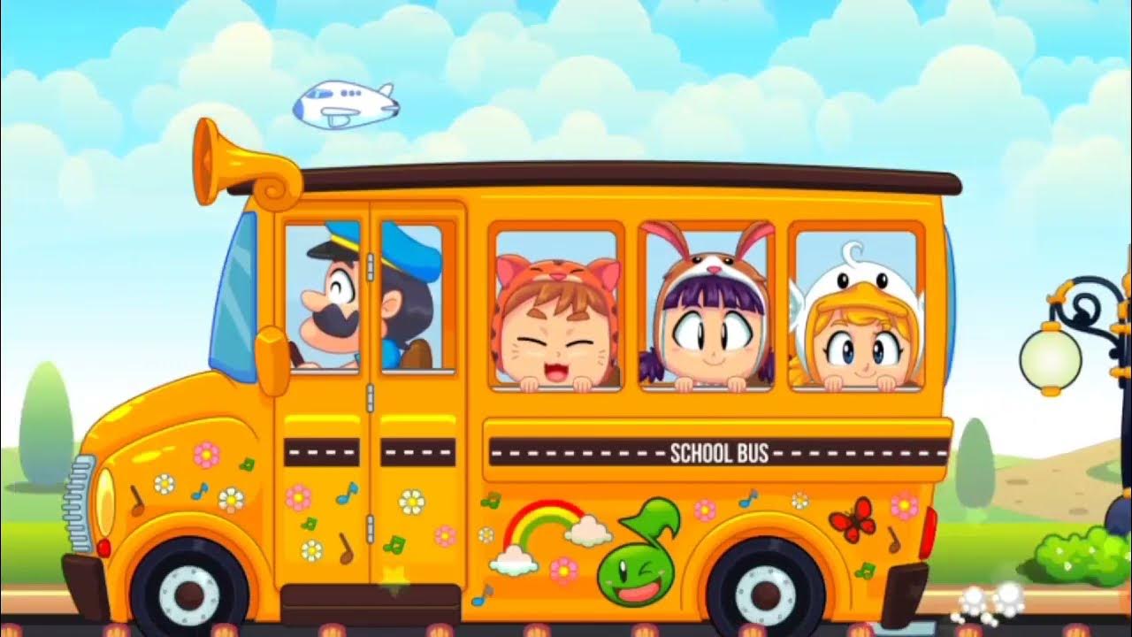 Wheels on the Bus Cartoons Club Nursery Rhymes & Kids Songs YouTube