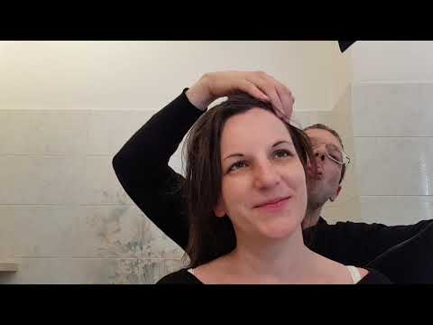 ASMR hair dryer sound + shampoo session. Total Relax!
