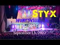 Styx  orion amphitheater  huntsville alabama  september 13 2022