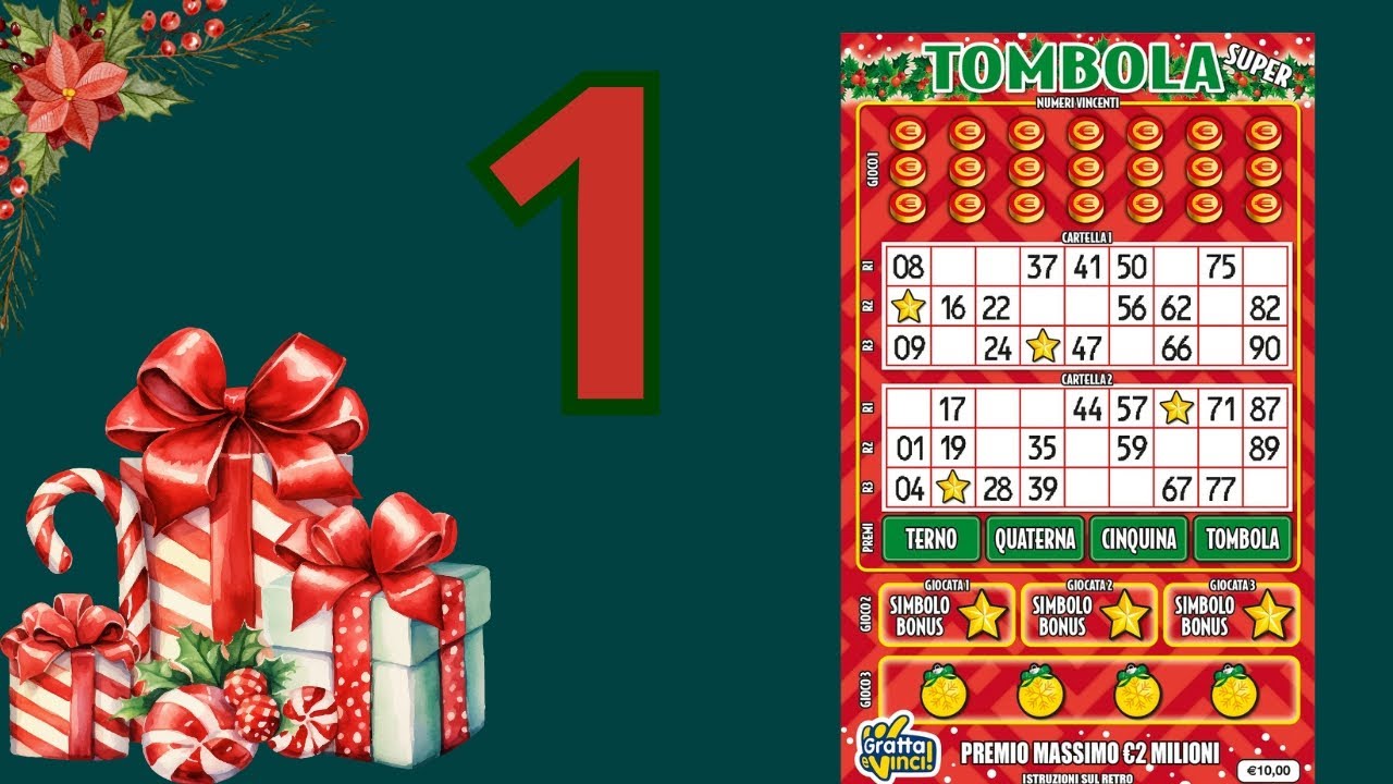 Tombola Super PACCO INTERO, 1 su 5