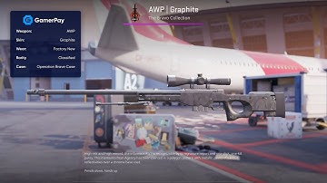 CS2 - AWP | Graphite (Factory New) - Skin Showcase