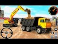 Real city construction simulator 3d  city road builder excavator trucks  android gameplay