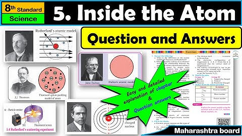 5. Inside the Atom | Class 8 | Part 1 | Science | Question Answers | Maharashtra State Board