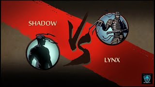 Shadow fight defeating lynx on my way to act 2