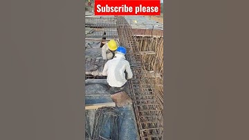Continuous Beam reinforcement work#shorts #civilengineering