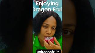 Trying Dragon Fruit for the First Time – My Honest Reaction! #DragonFruit #ExoticFruit