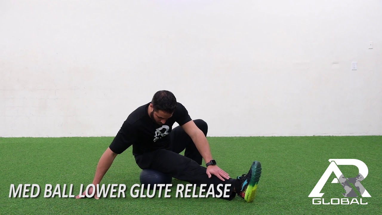 MED BALL LOWER GLUTE RELEASE YouTube