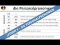 German personal pronouns  learn german lesson 4  complete a1b1 course  die personalpronomen