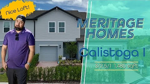 Calistoga I Floorplan by Meritage Homes | Cagan Crossing West | Clermont, Florida