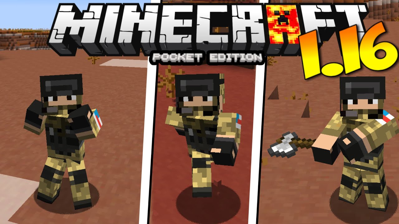 MCPE  ANIMATED PLAYERS MOD REVIEW - MINECRAFT PE  ANIMATED PLAYERS  ADDON - YouTube