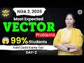 🔴 LIVE: Most Expected Vector Problems 🔥Day 2 | NDA Maths 2026 | NDA 1, 2026 | Chitra Ma’am