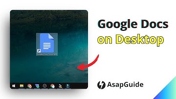How to Put a Google Docs Document on Your Desktop