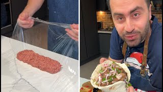 [The Easiest way To Make The Best Meat Shawrma at home] لكم أسهل طريقة لعمل أطيب شاورما لحم في البيت