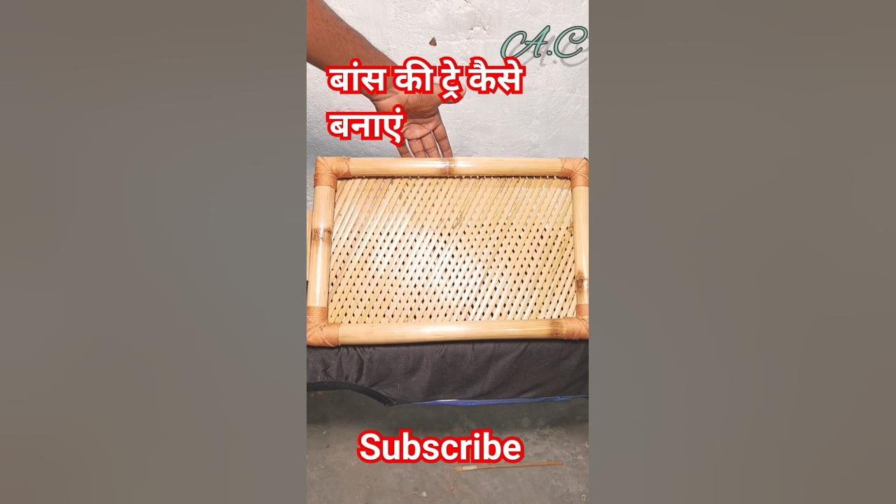 how to Make Bamboo tray unique bamboo tray shorts YouTube