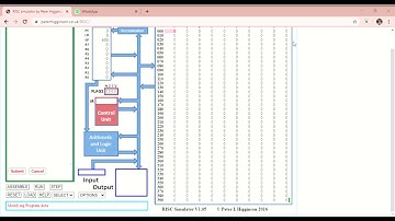 RISC simulator demonstration