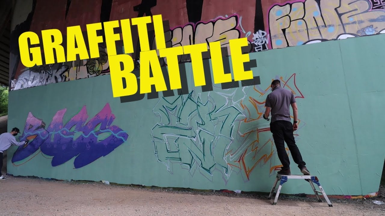 FUN Graffiti BATTLE ~~ BOSS Vs  EKS
