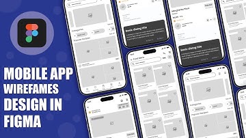 🍔🔥 Food Delivery App Wireframe Design in Figma – Full UI/UX Tutorial! 📱🎨