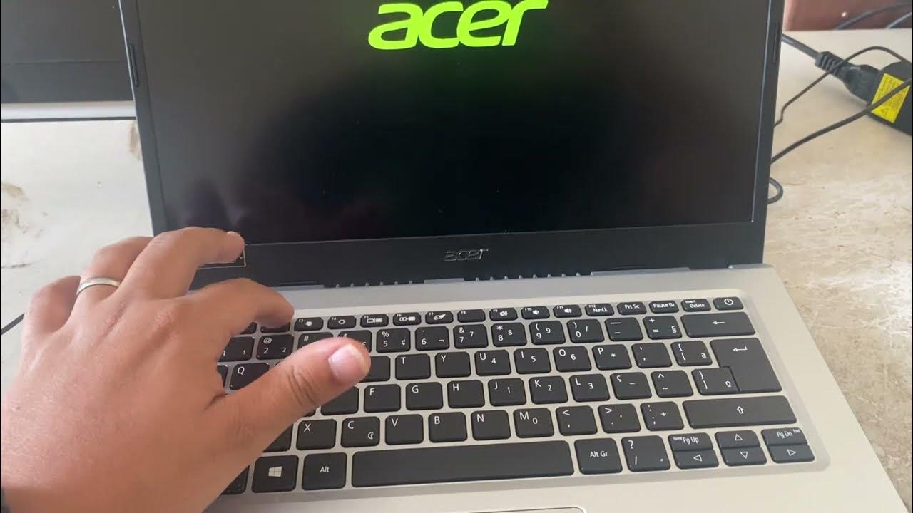 Como formatar notebook acer aspire 5 a514 54 passo passo youtube