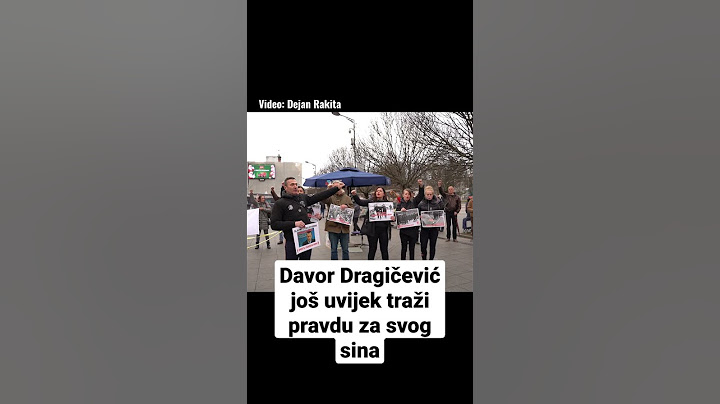 Davor Dragičević još uvijek traži pravdu za svog sina