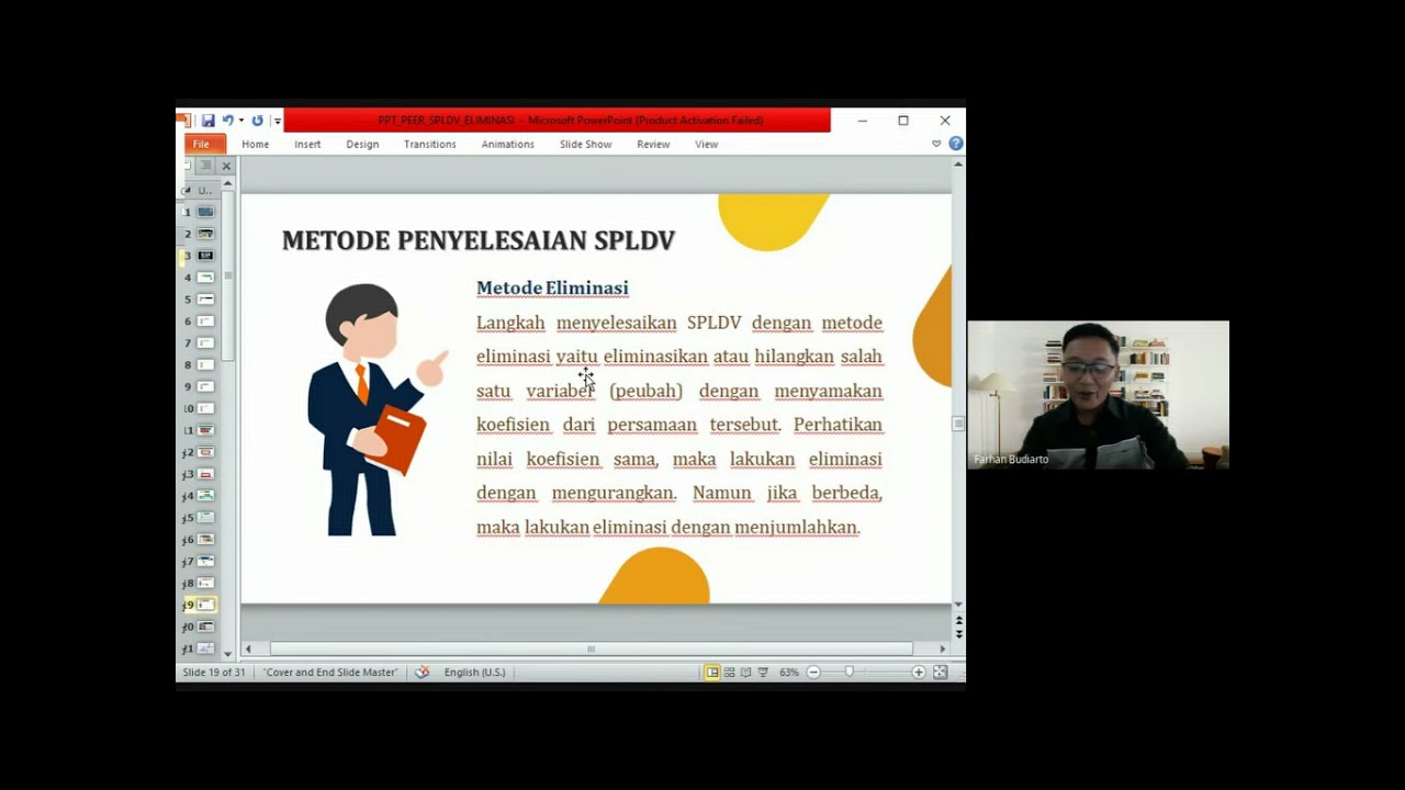 Peerteaching Ppg Daljabiv Matematika 1 Farhan Budiarto S Pd Youtube