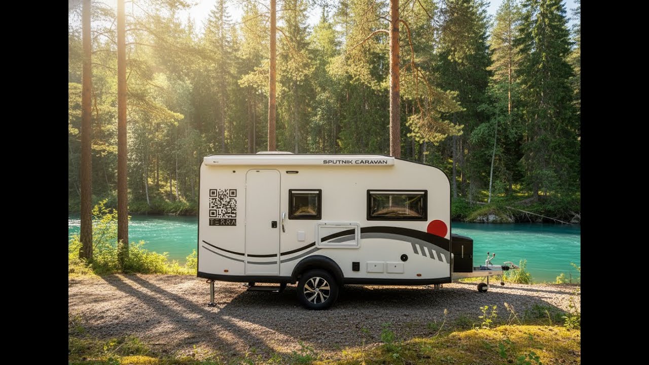 Современный прицеп-дача российского производства Sputnik 400 Terra