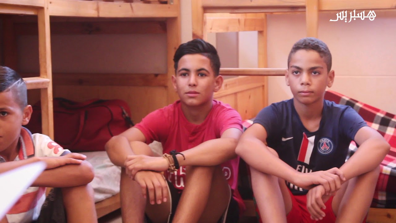 مشاهد من مخيم صيفي للأطفال بشاطئ السعيدية