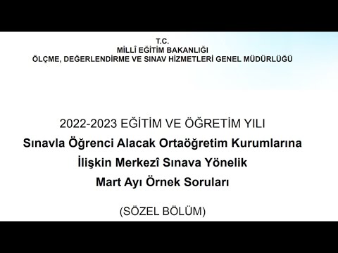 Meb.2023 Mart Ayı