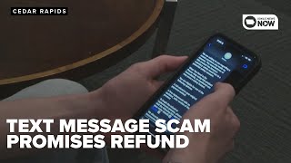 Text scam promises Amazon refund