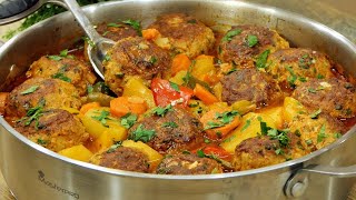 I don't fry the meatballs anymore! Nobody knows this great recipe! Tasty and cheap!