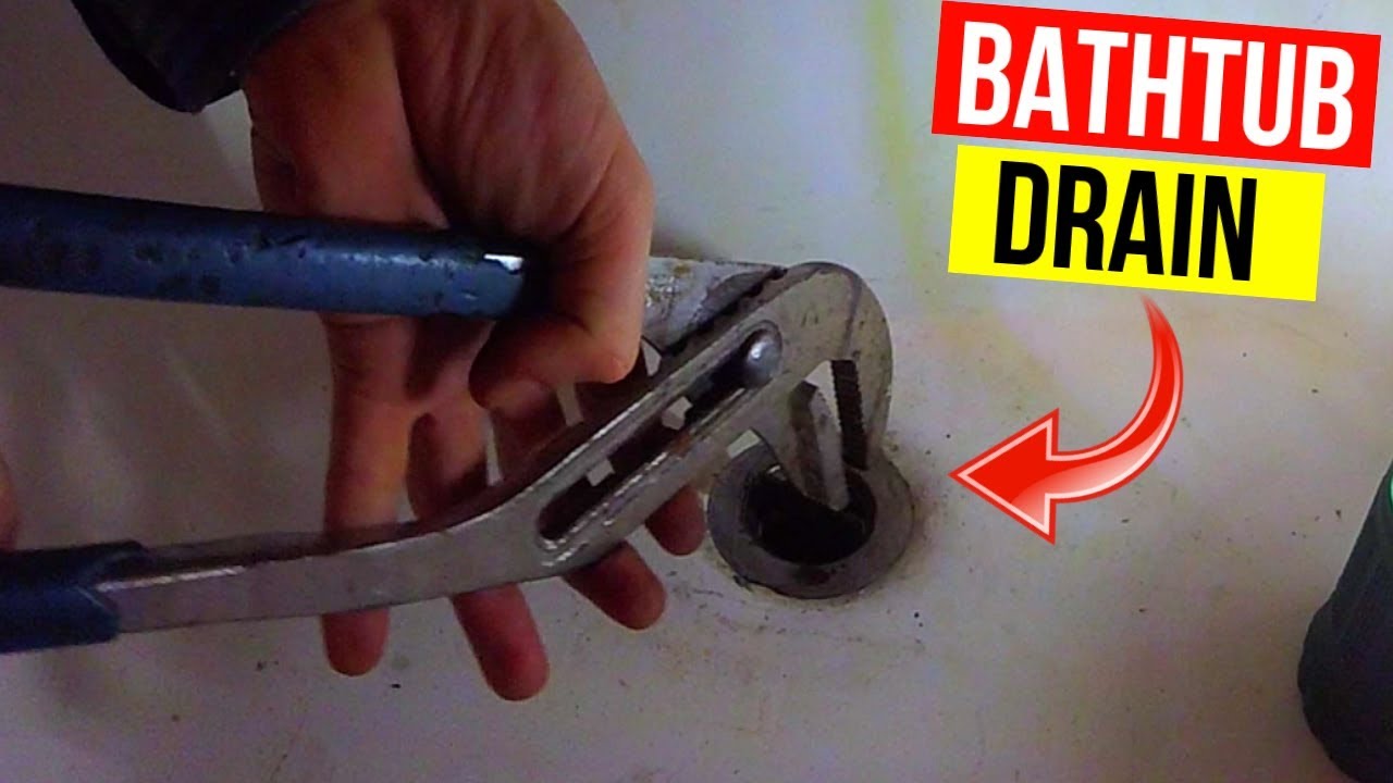 Remove A Stubborn Stuck Bathtub Drain, How To Remove A Rusted Bathtub Drain
