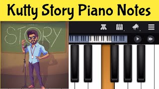 Kutty Story Piano Notes | Master | Easy Piano Tutorial