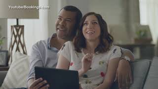 Booking.com - Chelsea Peretti & Jordan Peele Wedding destination