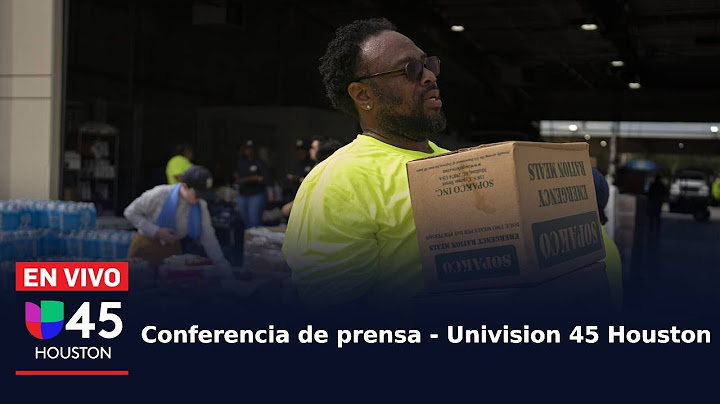 🔴 En vivo I Conferencia de Prensa I Así avanza la recuperación de Houston tras el impacto de #Beryl