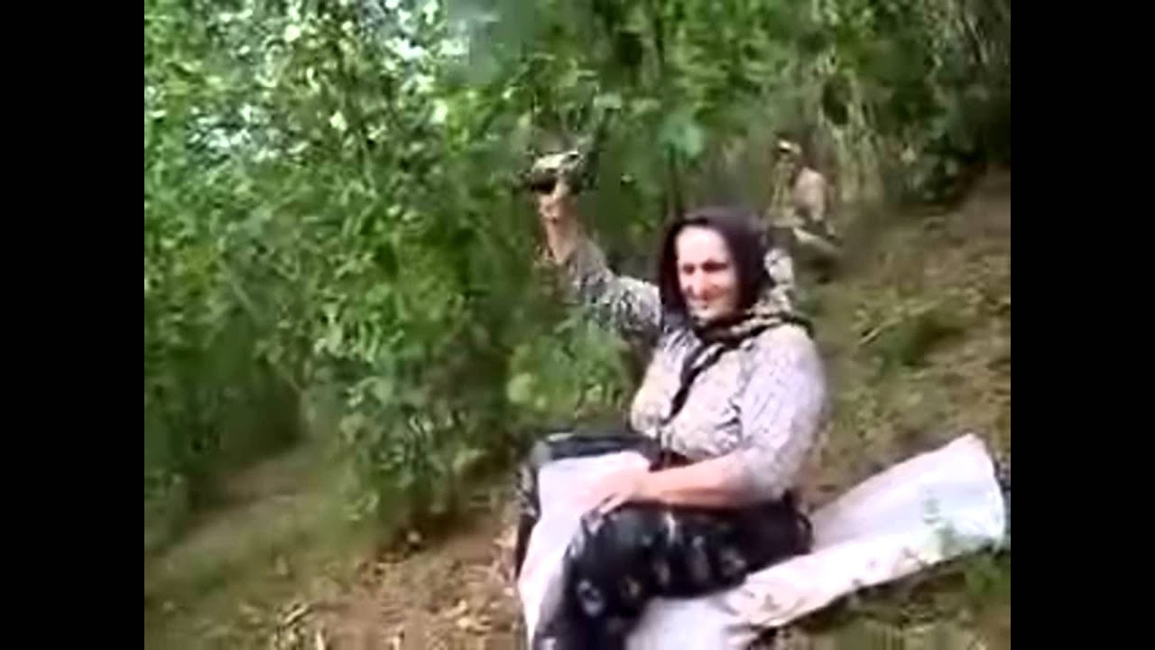 Funny Grandma with Gun [HD] YouTube