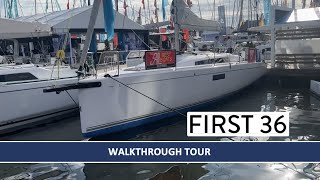 Beneteau FIRST 36 Walkthrough Tour // Boat of the Year Winner