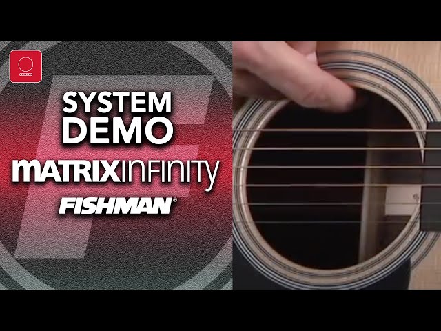 Fishman Matrix Infinity PRO-MAN-INF Pickup/Preamp For Classical Guitar